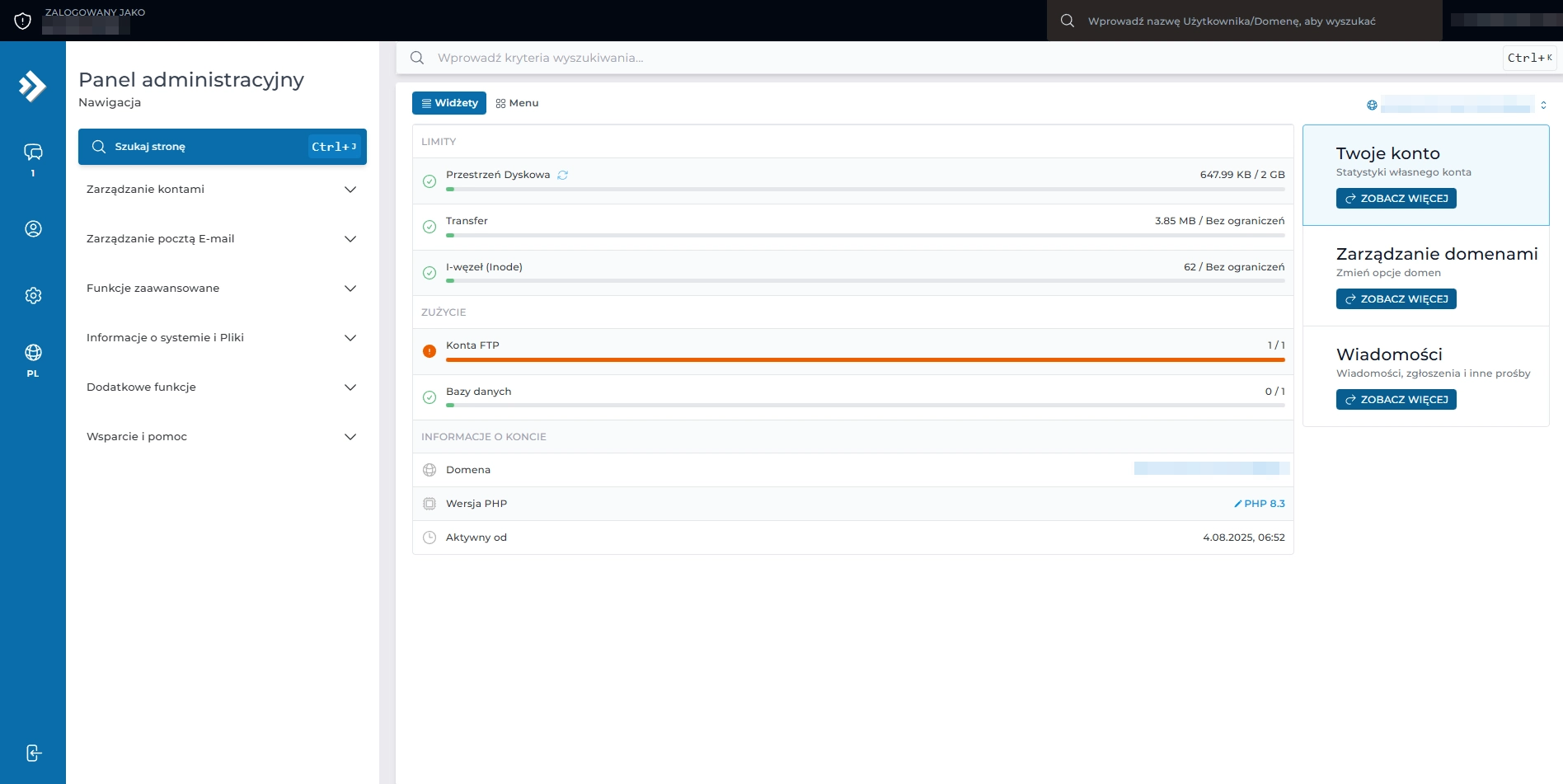 hosting dla systim api baselinker