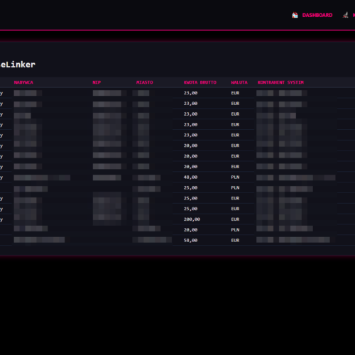 integrator systim baselinker api - lista zamowien z wystawionymi fakturami vat oss wdt w systim api i wyslanymi do baselinker api nadpisujac fakture base