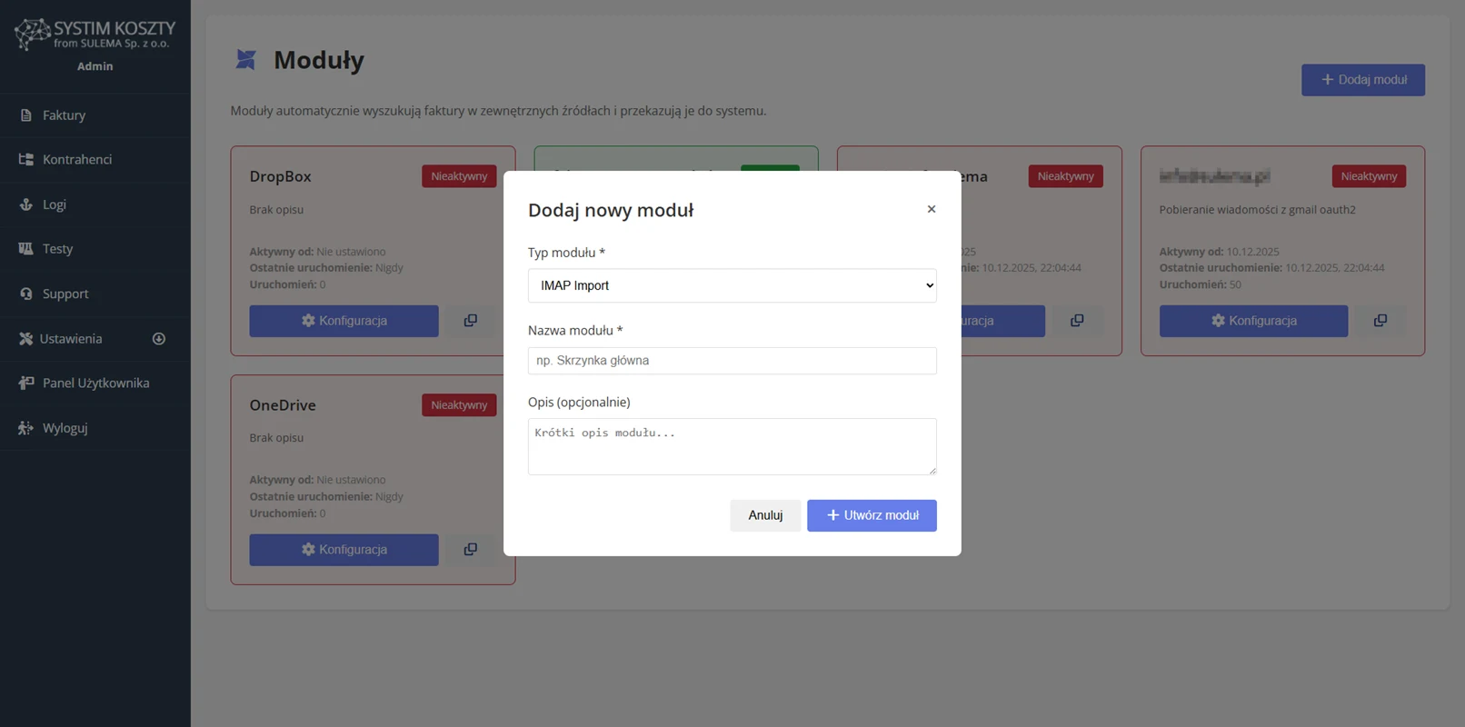 Automatyzacja Kosztów Systim z wykorzystaniem API oraz Gemini AI OCR 6